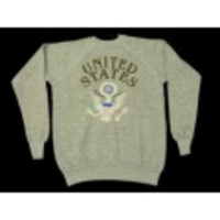 L★古着スウェット 80年代 アメリカ グレー霜降