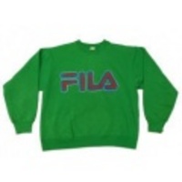 L★古着スウェット 80年代 フィラ 緑