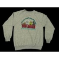 L★古着スウェット 80年代 犬 グレー霜降