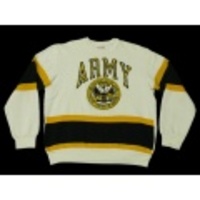 L★古着スウェット 90年代 ARMY 白他