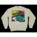 L★古着スウェット 90年代 シボレー 白