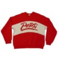 L★古着スウェット 90年代 ペプシ 赤×白