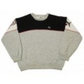 L★古着スウェット　80年代　プーマ　グレー霜降×黒