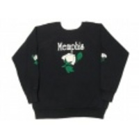 L★古着スウェット　90年代　白バラ　Memphis　黒