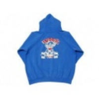 L★古着スウェットパーカー 80年代 ジム 青