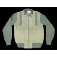 L★古着スエードニット 90年代 グレー