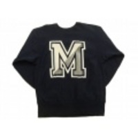 L★古着チャンピオンリバースウィーブ90sMORAVIAN紺