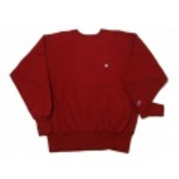 L★古着チャンピオンリバースウィーブ無地 90年代 エンジ