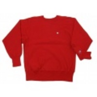 L★古着チャンピオンリバースウィーブ無地 90年代 赤