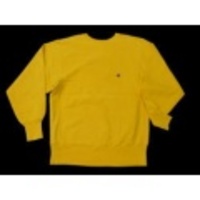 L★古着チャンピオンリバースウィーブ無地　90年代 黄
