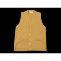 L★古着ニットベスト 70年代 ベージュ