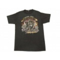 L★古着ハーレーTシャツ　90年代　オオカミ　薄黒