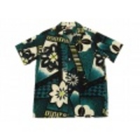 L★古着ハワイアンシャツ 70年代　Holo-Holo　花　紺他