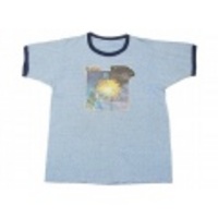 L★古着バンドTシャツ80sデフレパード紺霜降リンガー