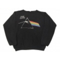 L★古着バンドスウェット 80年代 ピンクフロイド　黒