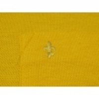 L★古着ビンテージTシャツ 70年代 ユリの紋章 刺繍 黄