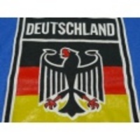 L★古着ビンテージTシャツ 80年代 DEUTSCHLAND 青