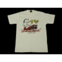 L★古着ビンテージTシャツ 80年代 カーレーサー デッド 白