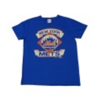 L★古着ビンテージTシャツ 80年代 ニューヨークメッツ 青