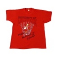 L★古着ビンテージTシャツ 80年代 ルイスビル 赤