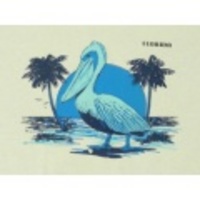 L★古着ビンテージTシャツ 80年代 鳥 白