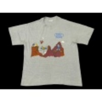L★古着ビンテージTシャツ 80年代 登山 グレー霜降
