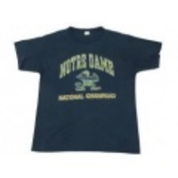 L★古着ビンテージTシャツ80sチャンピオンノートルダム紺
