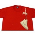 L★古着ビンテージTシャツ80sナイキ肩掛けスニーカー赤