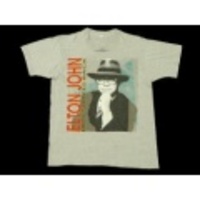 L★古着ビンテージバンドTシャツ80sエルトンジョングレー