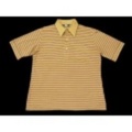 L★古着ポロシャツ 70年代 JCペニー 薄ベージュ他ボーダー