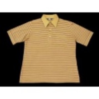 L★古着ポロシャツ 70年代 JCペニー 薄ベージュ他ボーダー