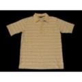 L★古着ポロシャツ 80年代 ARROW ベージュ×赤他ボーダー