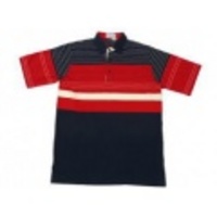 L★古着ポロシャツ 80年代 紺Ｘ赤Ｘ白