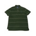 L★古着ポロシャツ アメリカンイーグル 緑グレー