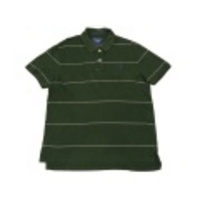 L★古着ポロシャツ アメリカンイーグル 緑グレー