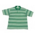 L★古着ポロシャツ ピューリタン 緑ボーダー