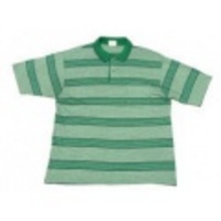 L★古着ポロシャツ ピューリタン 緑ボーダー