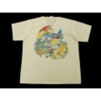 L★古着半袖シャツ　80年代　HAWAIIAN TROPIC　白