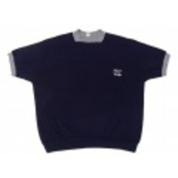 L★古着半袖スウェット70年代Velva Sheen紺