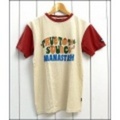 MANASTASH【マナスタッシュ】スマイルロゴヘンプTシャツ【40%OFF】