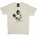 +8 PARIS ROCK ディズニーコラボ ドラムミッキーTシャツ(Off White) DRT-02
