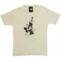 +8 PARIS ROCK ディズニーコラボ ライジングミッキーTシャツ(Off White) DRT-05