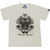 +8 PARIS ROCK(プラスエイトパリスロック)ディズニー EMBLEM MICKEY Tシャツ(Off White) DTS-091