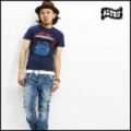 ALTRU【アルトゥルー】ビンテージ加工プリントＴシャツ「ＤＲＯＰ ＡＣＩＤ ＮＯＴ ＢＯＭＢ」
