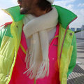 MOHAIR SCARF(YR/NewYorkHat):イエロールビー[YELLOWRUBY]