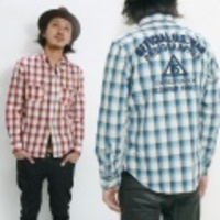 AVIREX【アビレックス】チェーン刺繍オフィシャルチェックシャツ【送料無料】