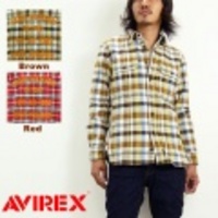 AVIREX【アビレックス】チェックフランネルシャツ【送料無料】