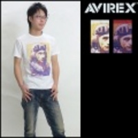 AVIREX【アビレックス】ミリタリープリント後染めTシャツ