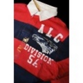 American Living（アメリカンリビング） L/S Classic Rugby ラガーシャツ【RED/NAVY】