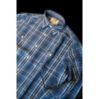 American Living（アメリカンリビング） L/S Woven Shirt　シャツ【BLUE】“9/20 再入荷”